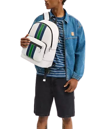 Coach West Backpack With Varsity Stripe - Image 2