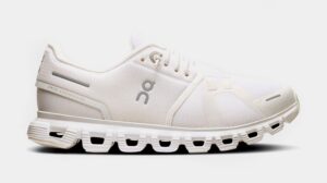 Cloud 6 Womens Running Shoes (White/White)