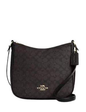 Coach Ellie File Bag In Signature Canvas