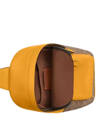 Coach West Pack In Colorblock Signature Canvas - Image 4