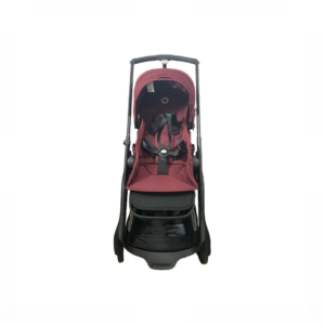 Bugaboo Dragonfly Stroller, 2024, Black, Dark Cherry, Dark Cherry