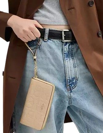 Coach Long Zip Around Wallet In Signature Leather - Image 3
