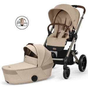 Cybex Balios S Lux Stroller & Fold Cot Newborn Bundle