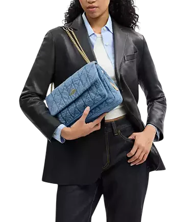 Coach Elodie Crossbody Bag In Regenerative Cotton With Quilting - Image 3