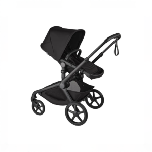 Bugaboo Kangaroo Single To Double Stroller, 2026, Black, Midnight Black, Midnight Black