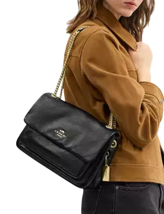 Coach Elodie Crossbody Bag With Quilting - Image 4