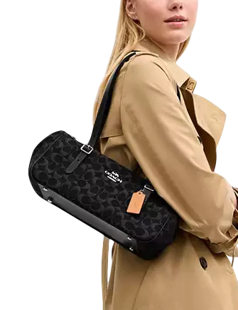 Coach Asher Shoulder Bag In Signature Denim - Image 4