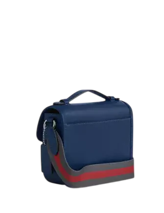 Coach Racer Crossbody Bag With Varsity Stripe Webbing - Image 3
