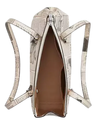 Coach Asher Shoulder Bag With Newspaper Print - Image 4