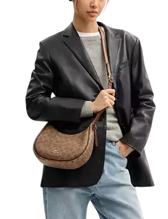Coach Emily Shoulder Bag In Signature Canvas - Image 4