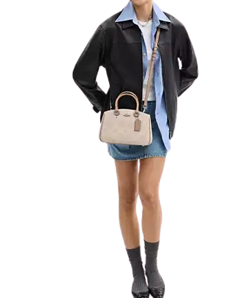 Coach Savannah Small Carryall Bag In Signature Canvas - Image 4