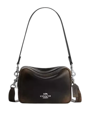 Coach Mini Carey Crossbody Bag In Loved Leather