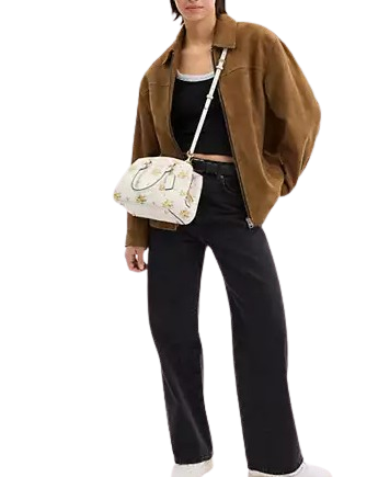 Coach Savannah Small Carryall Bag With Floral Print - Image 4
