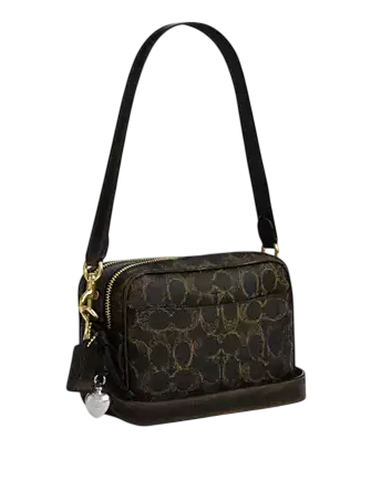 Coach Mini Carey Crossbody Bag In Loved Signature Canvas - Image 3