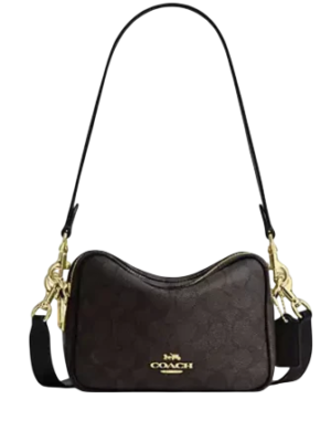 Coach Mini Carey Crossbody Bag In Signature Canvas