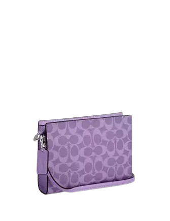 Coach Slim Crossbody Bag In Signature Canvas - Image 3
