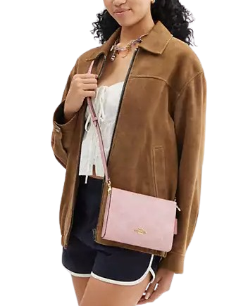 Coach Slim Crossbody Bag In Signature Canvas - Image 4
