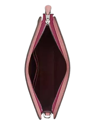 Coach Slim Crossbody Bag In Signature Canvas With Bow Print - Image 2