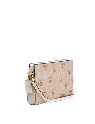 Coach Slim Crossbody Bag In Signature Canvas With Floral Print - Image 3