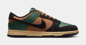 Dunk Low Retro Mens Lifestyle Shoes (Fir/Light British Tan/Sesame/Black)