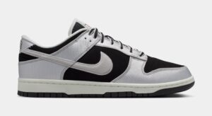Dunk Low Retro Mens Lifestyle Shoes (Metallic Silver/Black/Sail)