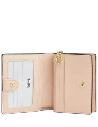 Coach Snap Wallet In Pretty Signature Canvas - Image 2