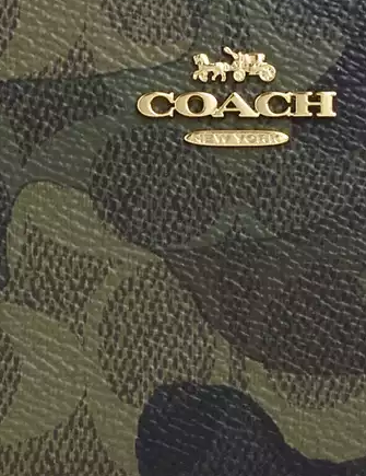 Coach Snap Wallet In Signature Camo Print - Image 3