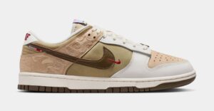 Dunk Low SE Lunar New Year Mens Lifestyle Shoes (Linen/Dark Hazel/Phantom/Neutral Olive)