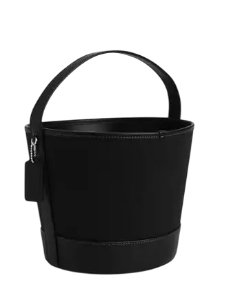 Coach Trick Or Treat Bucket With Halloween Cat In Regenerative Cotton - Image 2