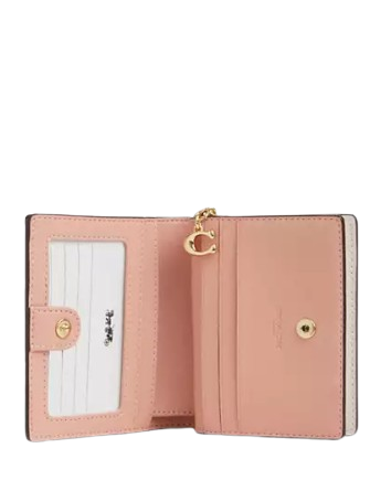 Coach Snap Wallet In Signature Canvas With Floral Print - Image 2