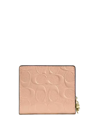 Coach Snap Wallet In Signature Leather With Charm - Image 4