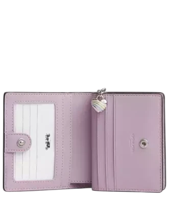 Coach Snap Wallet In Signature Leather With Heart Charm - Image 3