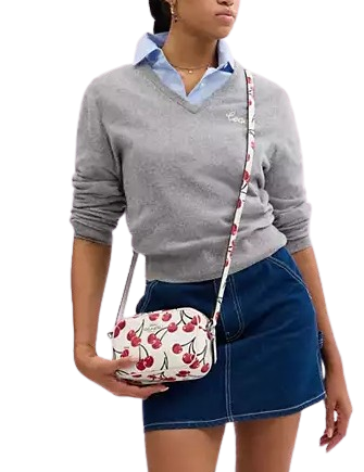 Coach Mini Jamie Camera Bag With Cherry Print - Image 2