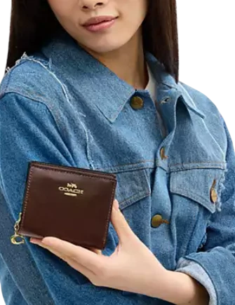 Coach Snap Wallet With Charm - Image 2