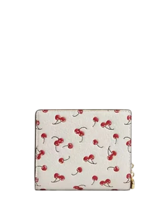 Coach Snap Wallet With Cherry Print - Image 4