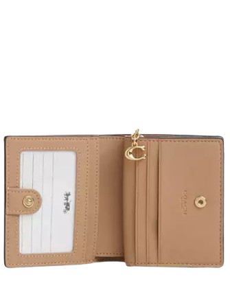 Coach Snap Wallet With Floral Applique - Image 3