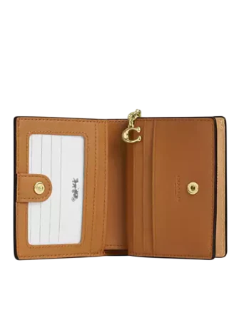 Coach Snap Wallet With Floral Print - Image 3