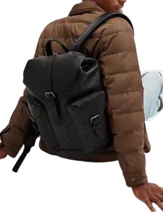 Coach Warner Backpack In Signature Canvas - Image 4