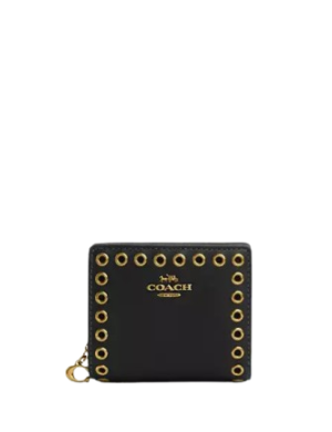 Coach Snap Wallet With Grommets