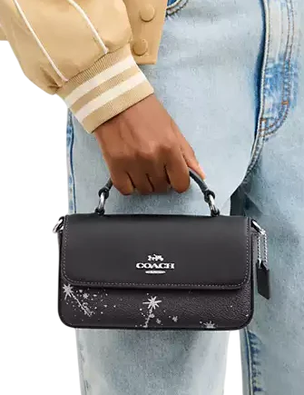 Coach Mini Josie Top Handle Bag With Star Print - Image 4