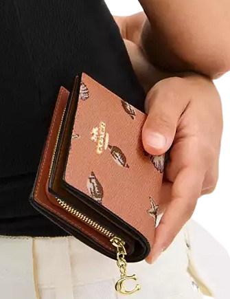 Coach Snap Wallet With Shell Print - Image 3