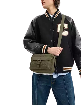 Coach Warner Crossbody Bag In Signature Leather - Image 4