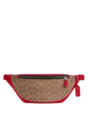 Coach Warren Belt Bag In Signature Canvas