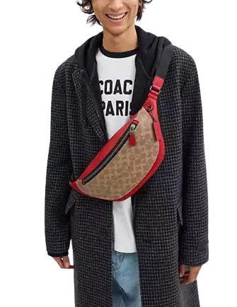 Coach Warren Belt Bag In Signature Canvas - Image 2