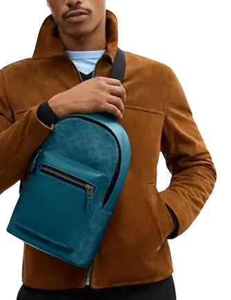 Coach West Pack In Signature Canvas - Image 4