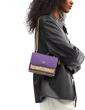 Coach Mini Klare Crossbody Bag In Colorblock With Floral Print - Image 2