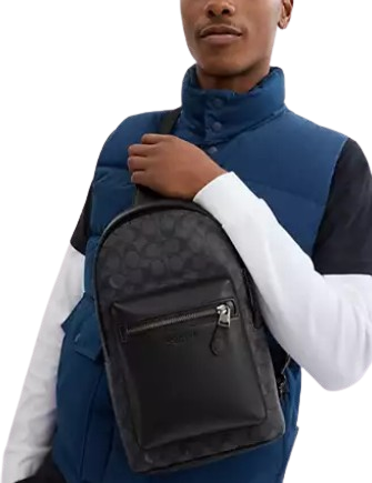 Coach West Pack In Signature Canvas - Image 2