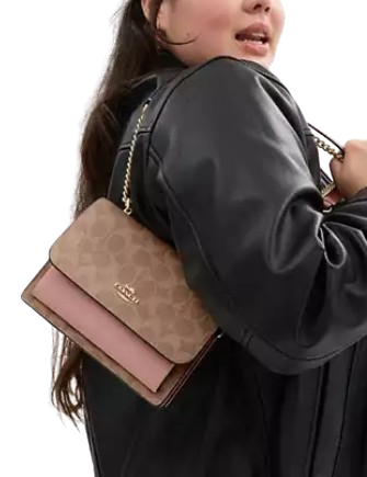 Coach Mini Klare Crossbody Bag In Signature Canvas - Image 3