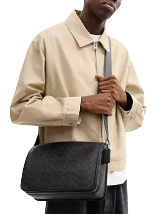 Coach Colby Messenger Bag 32 In Signature Canvas - Image 2