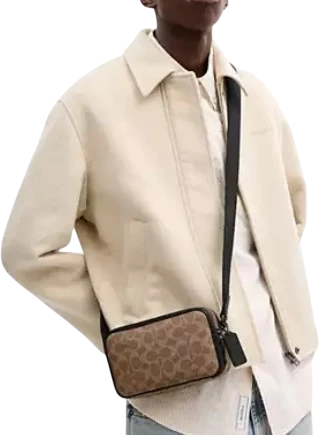 Coach Colton Crossbody Bag 19 In Signature Canvas - Image 2